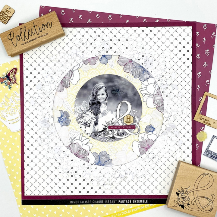 Papier imprimé 30,5 x 30,5 cm 250 g/m² Liberty - N°5 - Florilèges Design - Rougier et Plé