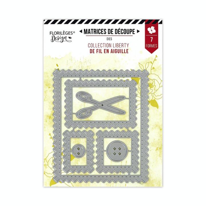 Matrice de découpe Die Coupons Couture - Florilèges Design - Rougier et Plé