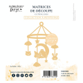 Matrice de découpe Die Mobile Bébé - Florilèges Design - Rougier et Plé