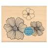 Tampon en bois Fleurs...