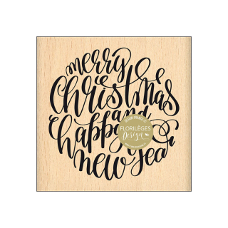 Tampon en bois Christmas - Florilèges Design - Rougier et Plé
