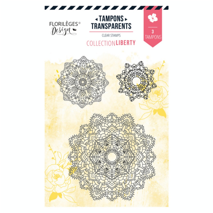Tampon transparent Napperons - Florilèges Design - Rougier et Plé