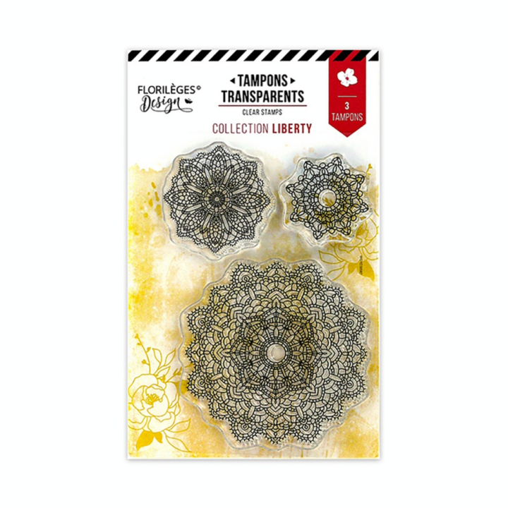 Tampon transparent Napperons - Florilèges Design - Rougier et Plé