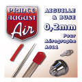 Aiguille et Buse 0,2 mm pour Aérographe A011 - Prince August - Rougier et Plé
