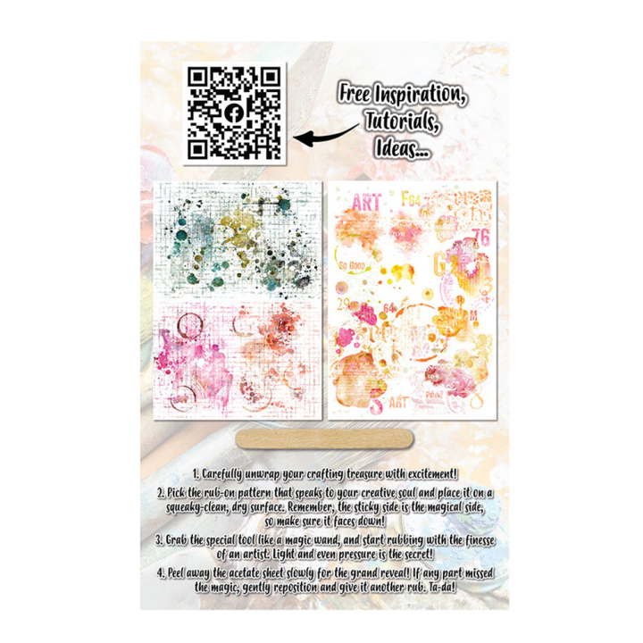 Rub-on Acid blends A5 2 pcs - AALL & CREATE - Rougier et Plé