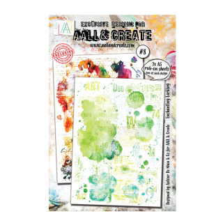 Rub-on Enchanting larking A5 2 pcs - AALL & CREATE - Rougier et Plé