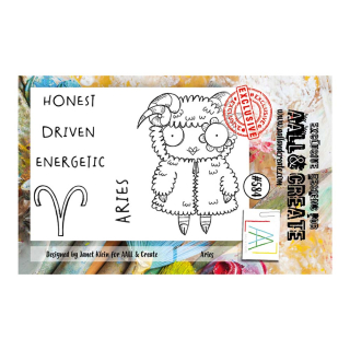 Tampons transparents N°584 Aries - AALL & CREATE - Rougier et Plé