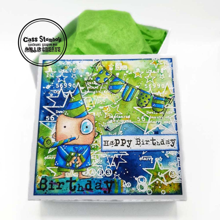 Tampons transparents N°962 Boy Birthday - AALL & CREATE - Rougier et Plé