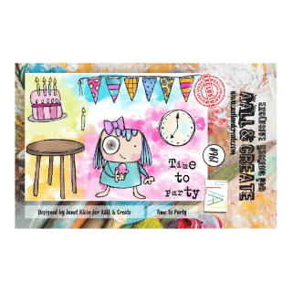 Tampons transparents N°967 Time to Party - AALL & CREATE - Rougier et Plé