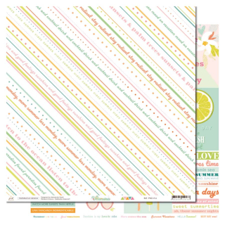 Papier imprimé 30,5 x 30,5 cm Vitamina N°6 - Papernova Design - Rougier et Plé