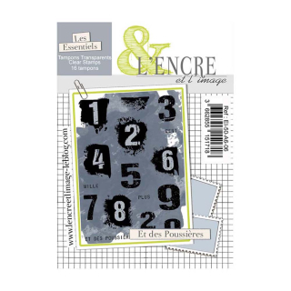 Tampons transparents Et des poussières 16 pcs - L encre et l image - Rougier et Plé