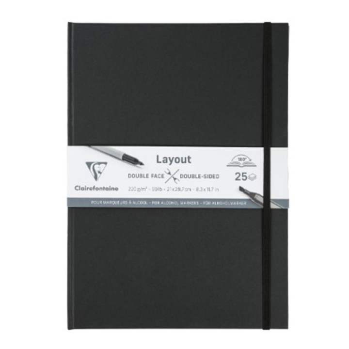 Carnet layout Double face A4 25F 220g - Clairefontaine - Rougier et Plé
