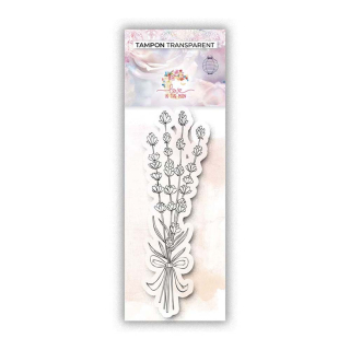 Tampon transparent Bouquet de lavande - Love in the moon - Rougier et Plé