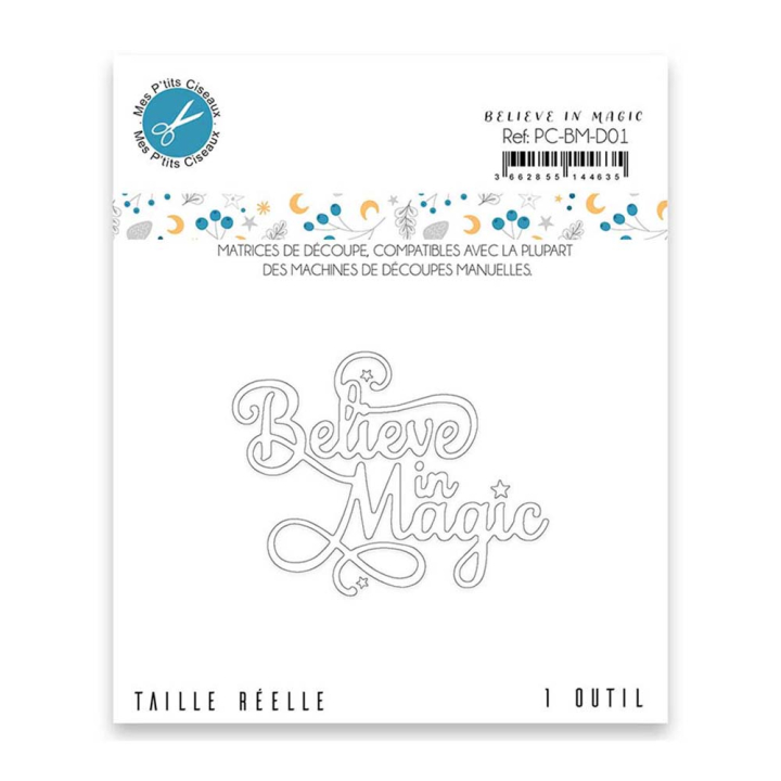 Matrice de découpe Die Believe in magic - Mes ptits ciseaux - Rougier et Plé