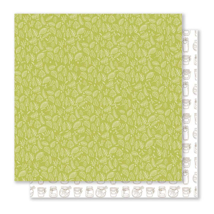 Papier imprimé 30,5 x 30,5 cm Automne Gourmand N°2 - Mes ptits ciseaux - Rougier et Plé