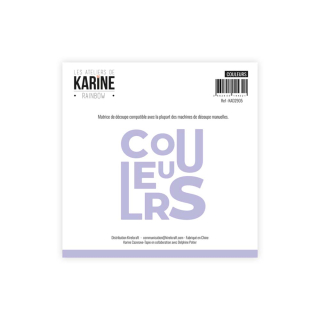 Matrice de découpe Die Couleurs - Les Ateliers de Karine - Rougier et Plé