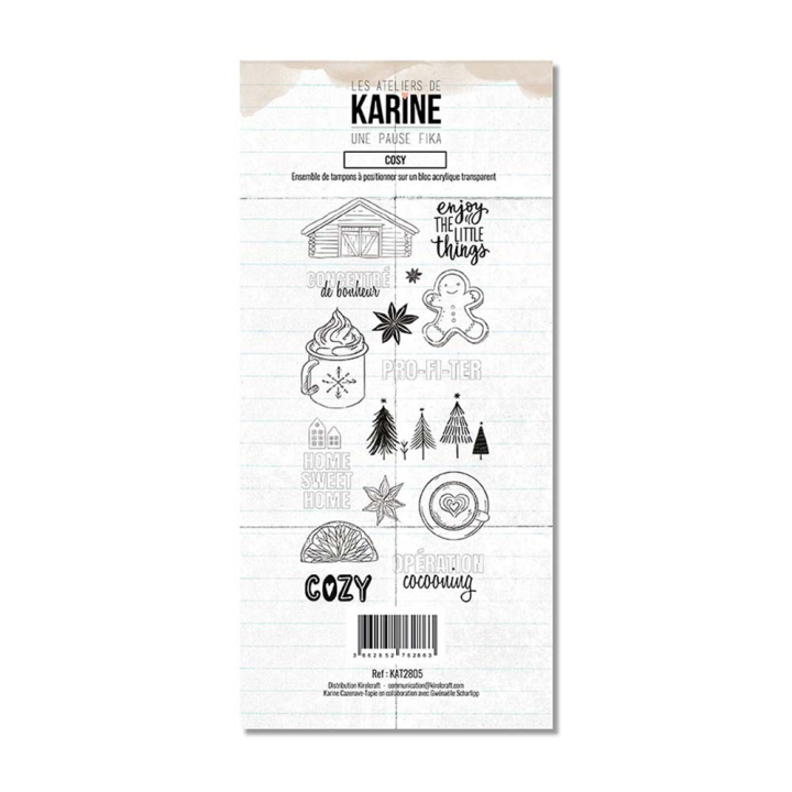 Tampons transparents Cosy - Les Ateliers de Karine - Rougier et Plé