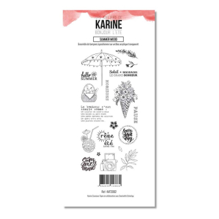 Tampons transparents Summer mood - Les Ateliers de Karine - Rougier et Plé