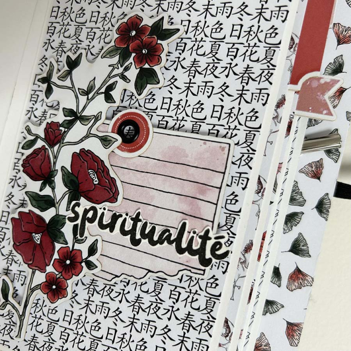 Découpes en papier Die-cuts Soleil levant 48 pcs - Chou & Flowers - Rougier et Plé