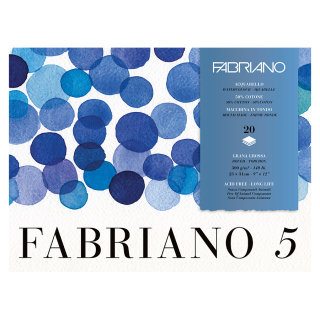 Bloc de papier aquarelle 300 g/m² Grain torchon 5 - Fabriano - Rougier et Plé