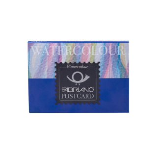 Bloc de papier aquarelle 300g/m² Grain fin Watercolour Cartes postales - Fabriano - Rougier et Plé
