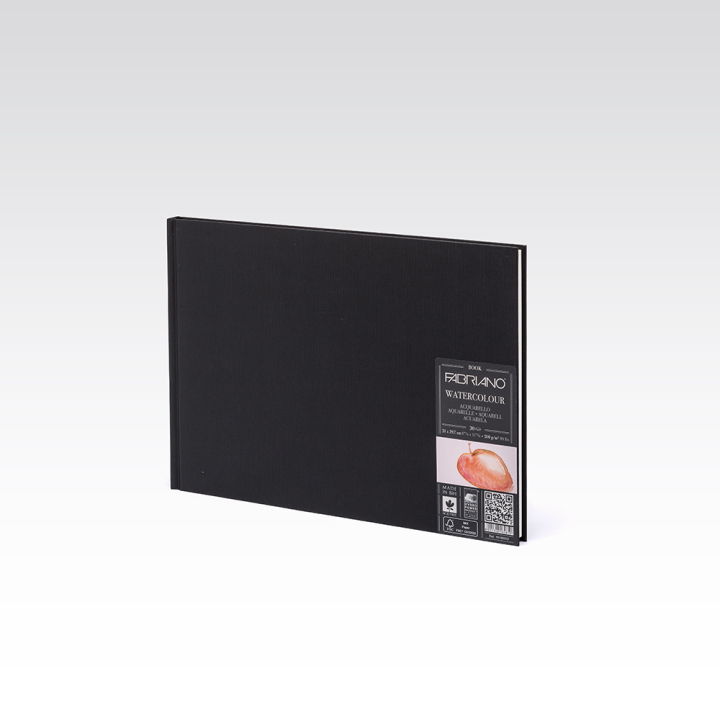 Carnet aquarelle à spirale 21 x 29,7 cm 300 g/m² Grain fin - Fabriano - Rougier et Plé