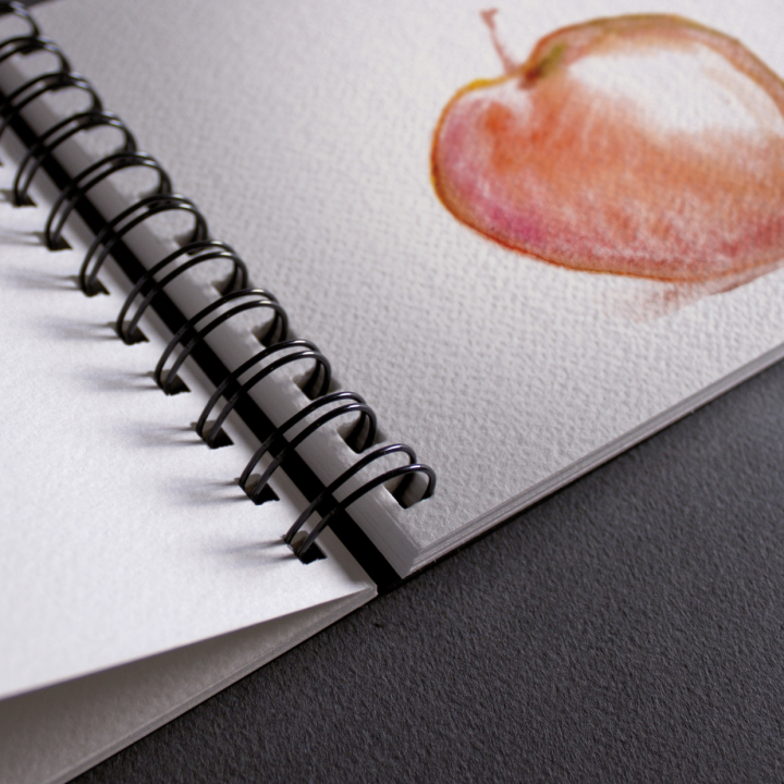 Carnet aquarelle à spirale 21 x 29,7 cm 300 g/m² Grain fin - Fabriano - Rougier et Plé