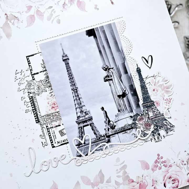 Tampon Bois Pola et ses roses - Florilèges Design - Rougier et Plé