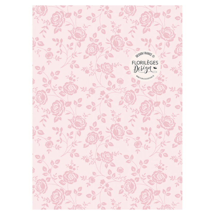 Plaque d'embossage Jolies roses - Florilèges Design - Rougier et Plé