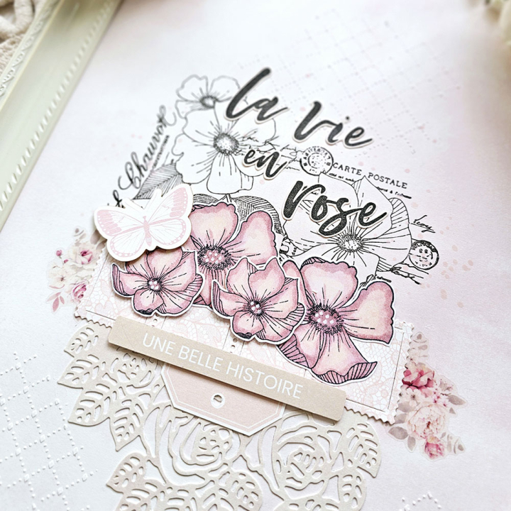 La vie en rose Die cuts - Florilèges Design - Rougier et Plé