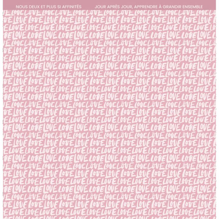 La vie en rose Papier imprimé N°6 - Florilèges Design - Rougier et Plé