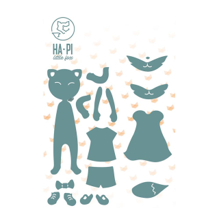 Matrices de découpe Dies Hapi le renard 17 pcs - HA PI Little Fox - Rougier et Plé