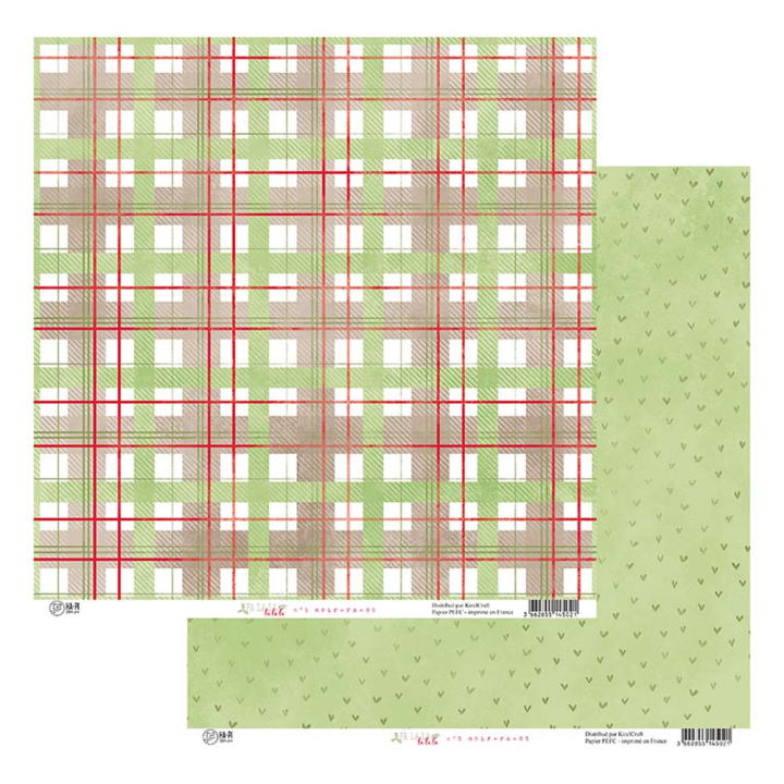Papier imprimé 30,5 x 30,5 cm Falala N°5 - HA PI Little Fox - Rougier et Plé