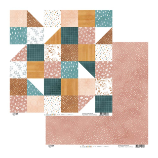 Papier imprimé 30,5 x 30,5 cm Le monde d'Hapi N°5 - HA PI Little Fox - Rougier et Plé