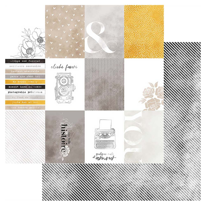 Papier imprimé 30,5 x 30,5 cm Portobello N°1 - HA PI Little Fox - Rougier et Plé