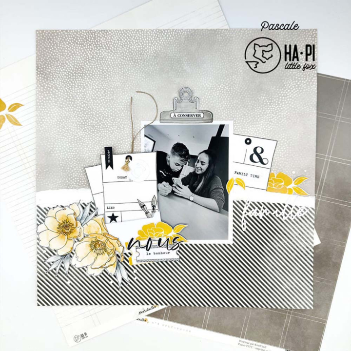 Papier imprimé 30,5 x 30,5 cm Portobello N°1 - HA PI Little Fox - Rougier et Plé