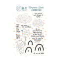 Tampons transparents Arc-en-ciel 14 pcs - HA PI Little Fox - Rougier et Plé