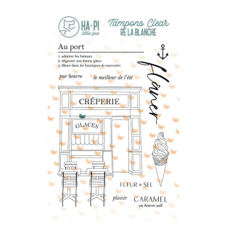 Tampons transparents Saint-Martin 10 pcs - HA PI Little Fox - Rougier et Plé