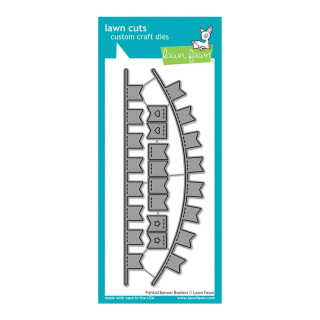 Matrices de découpe Dies Fishtail Banner Borders 5 pcs - Lawn Fawn - Rougier et Plé