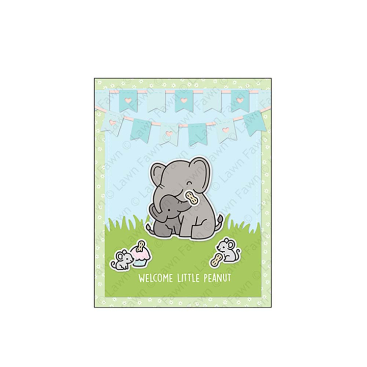 Matrices de découpe Dies Fishtail Banner Borders 5 pcs - Lawn Fawn - Rougier et Plé