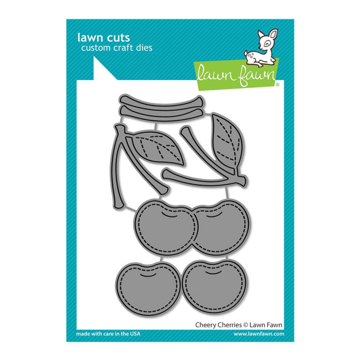 Matrices de découpe Dies Cheery Cherries 7 pcs - Lawn Fawn - Rougier et Plé