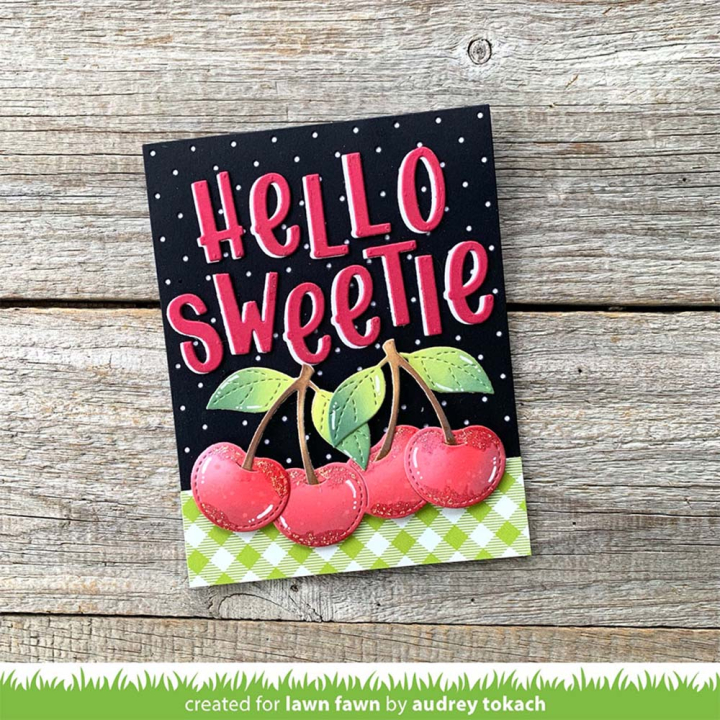 Matrices de découpe Dies Cheery Cherries 7 pcs - Lawn Fawn - Rougier et Plé