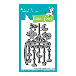 Matrices de découpe Dies Moon and Stars Mobile 5 pcs - Lawn Fawn - Rougier et Plé