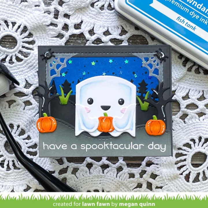 Matrices de découpe Dies Shadow Box Halloween Add-On 10 pcs - Lawn Fawn - Rougier et Plé