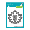 Matrices de découpe Dies Stitched Maple Leaf Frame 7 pcs - Lawn Fawn - Rougier et Plé