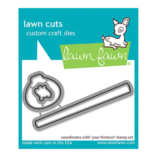 Matrices de découpe Dies Year Thirteen 3 pcs - Lawn Fawn - Rougier et Plé