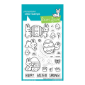 Tampons transparents Eggstraordinary Easter 25 pcs - Lawn Fawn - Rougier et Plé
