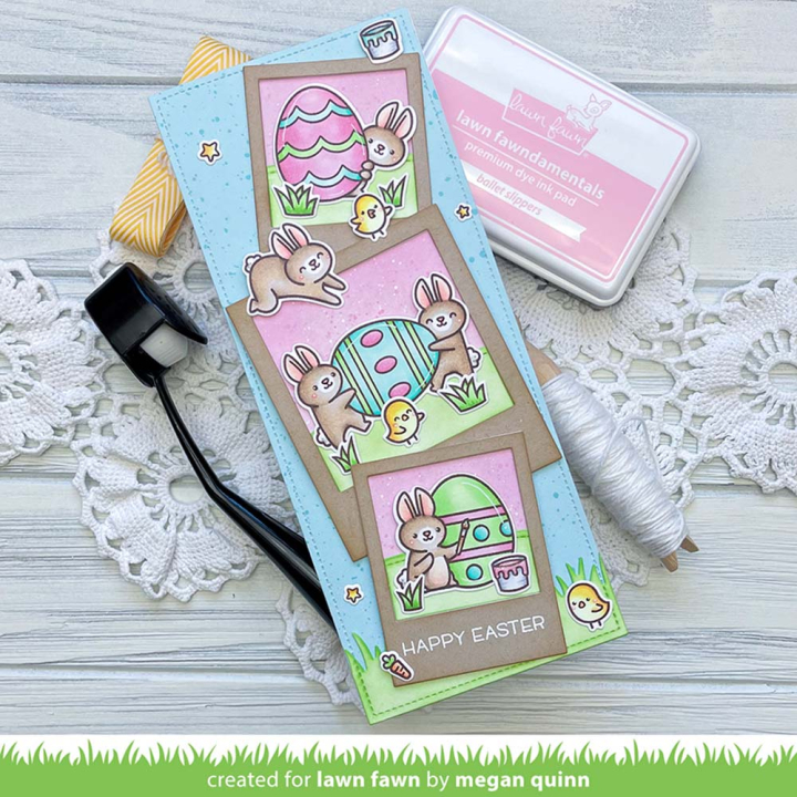 Tampons transparents Eggstraordinary Easter 25 pcs - Lawn Fawn - Rougier et Plé