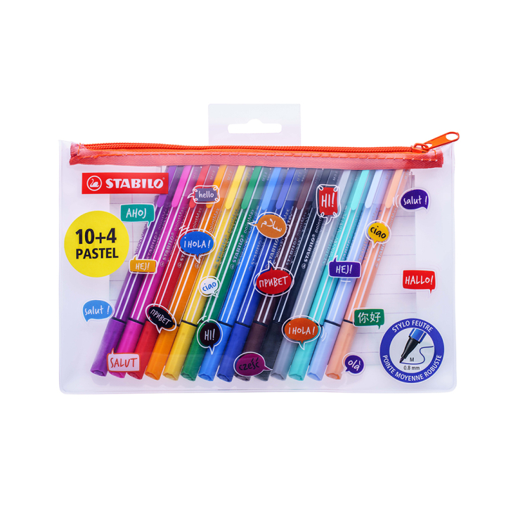 Feutre pointMax Trousse de 14 pcs - STABILO - Rougier et Plé