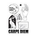 Tampons transparents Carpe Diem - To The Moon 7 pcs - Lorelai Design - Rougier et Plé
